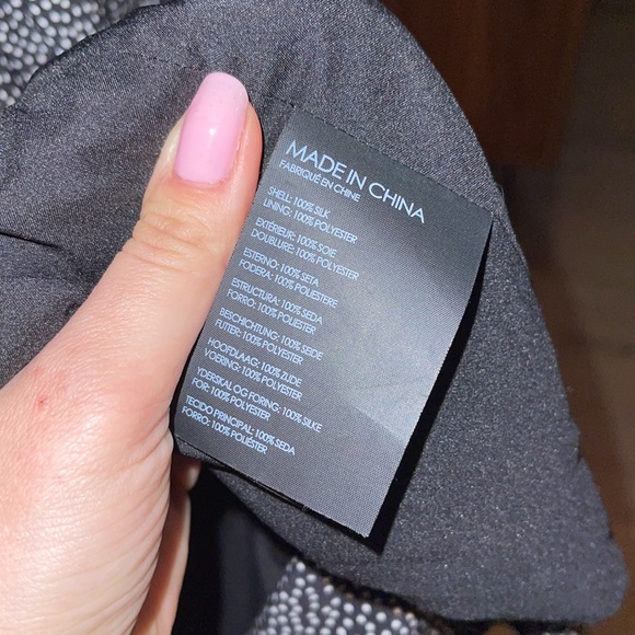 Club Monaco Wrap Polka Dot Dress - Picture 5 of 5